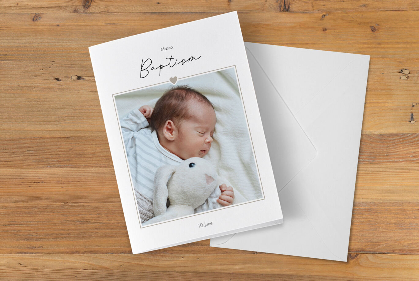 Christening greeting cards