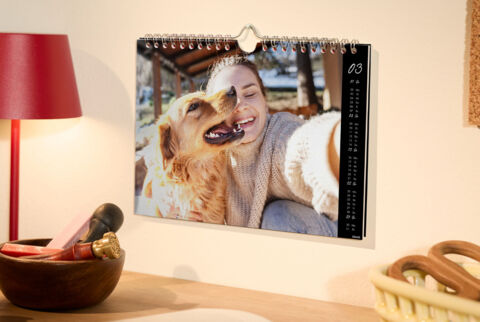 Wall calendar A5 Landscape