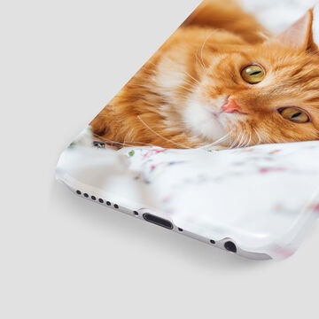 image of cat printed onto a premium photo phone case